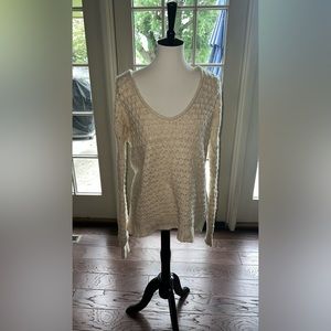 Free People off the shoulder knit blouse